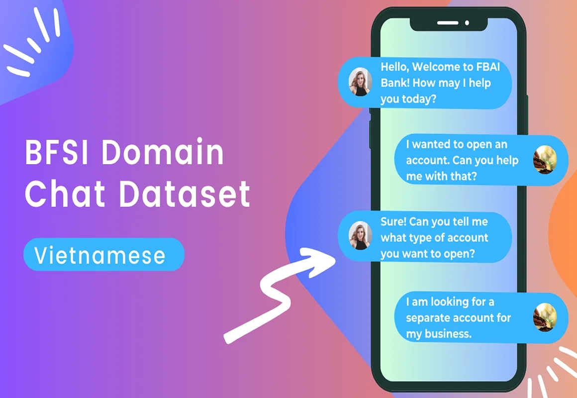 BFSI NLP conversational chat dataset in Vietnamese