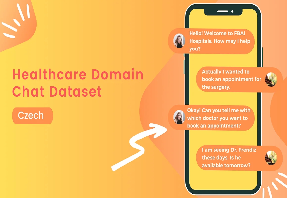 Healthcare NLP conversational chat dataset in Czech