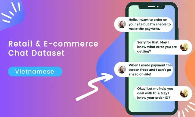 Retail & E-commerce NLP conversational chat dataset in Vietnamese
