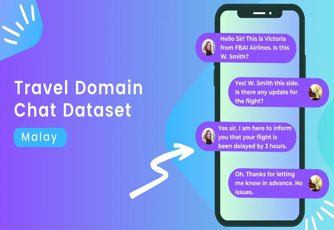 Travel NLP conversational chat dataset in Malay