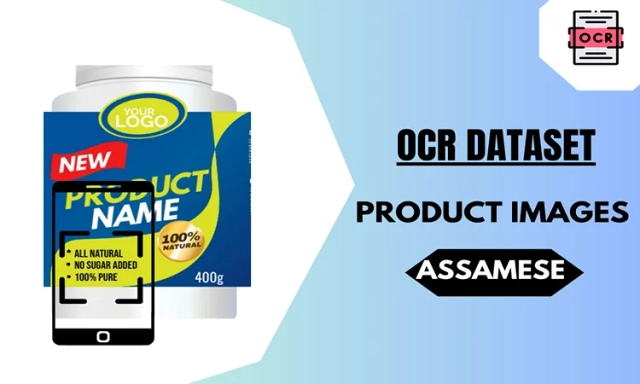 Assamese OCR dataset with product images