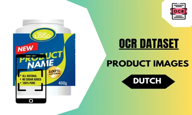 Dutch OCR dataset with product images