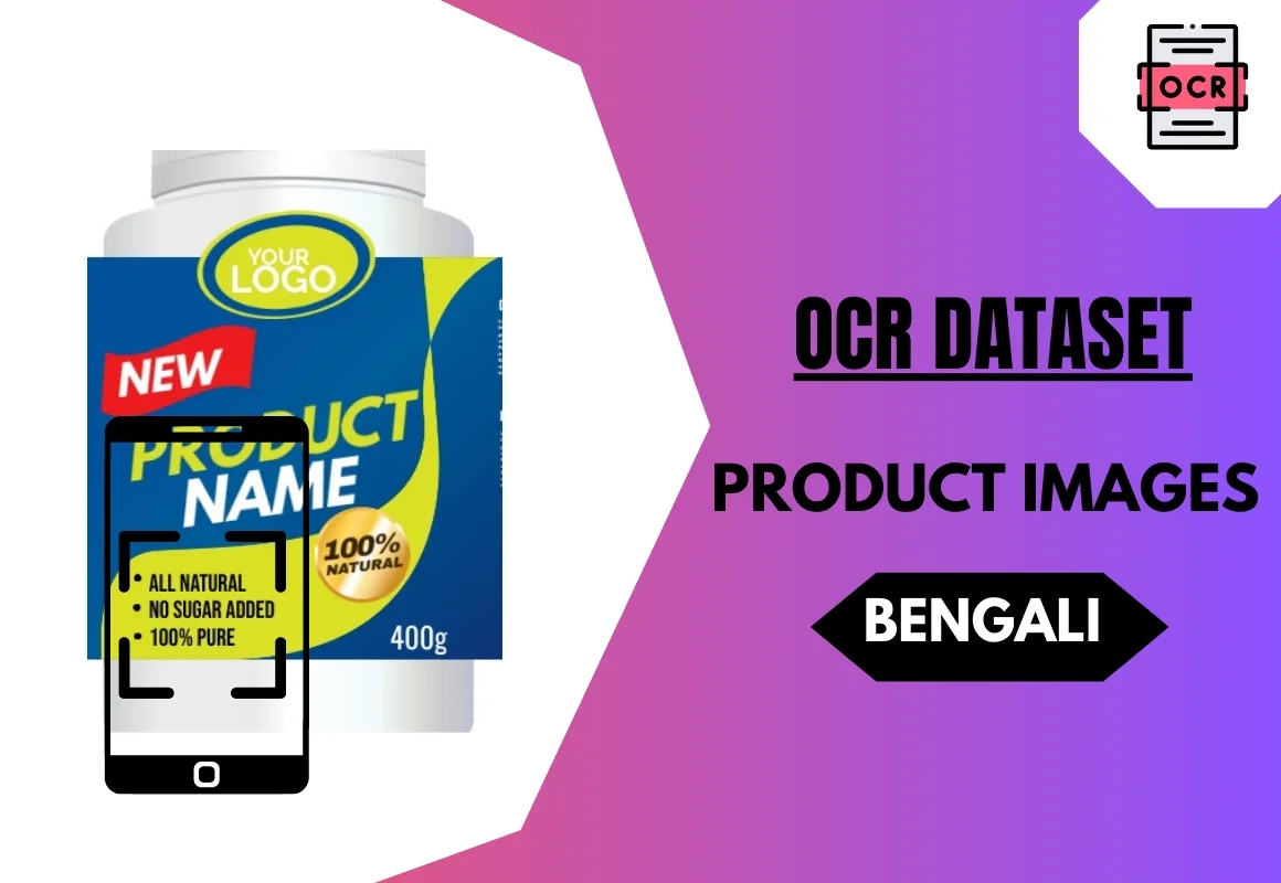 Bengali OCR dataset with product images