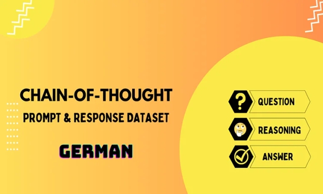 Chain of Thought Prompt & Completion Dataset in German