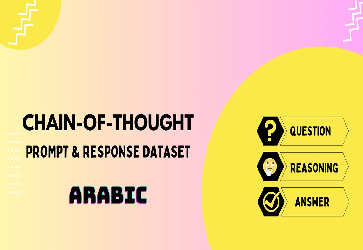Chain of Thought Prompt & Completion Dataset in Arabic