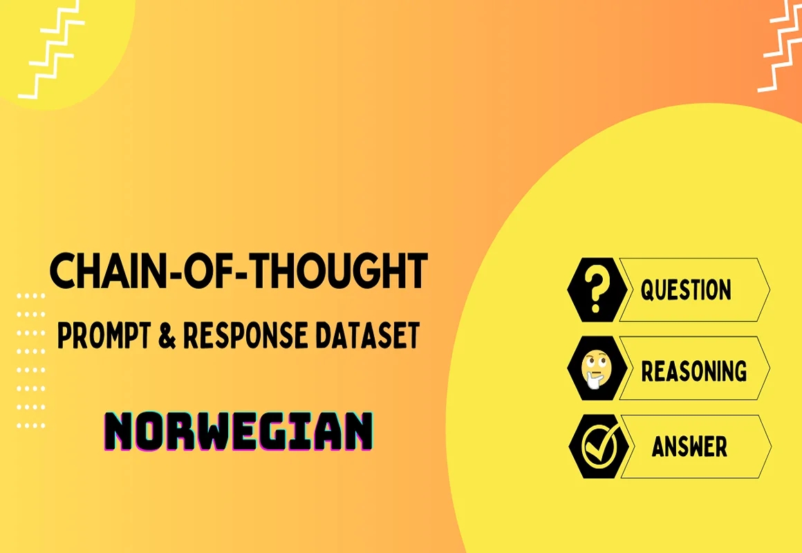 Chain of Thought Prompt & Completion Dataset in Norwegian