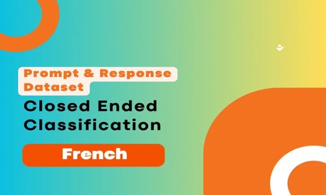 Closed Ended Classification Prompt & Completion Dataset in French