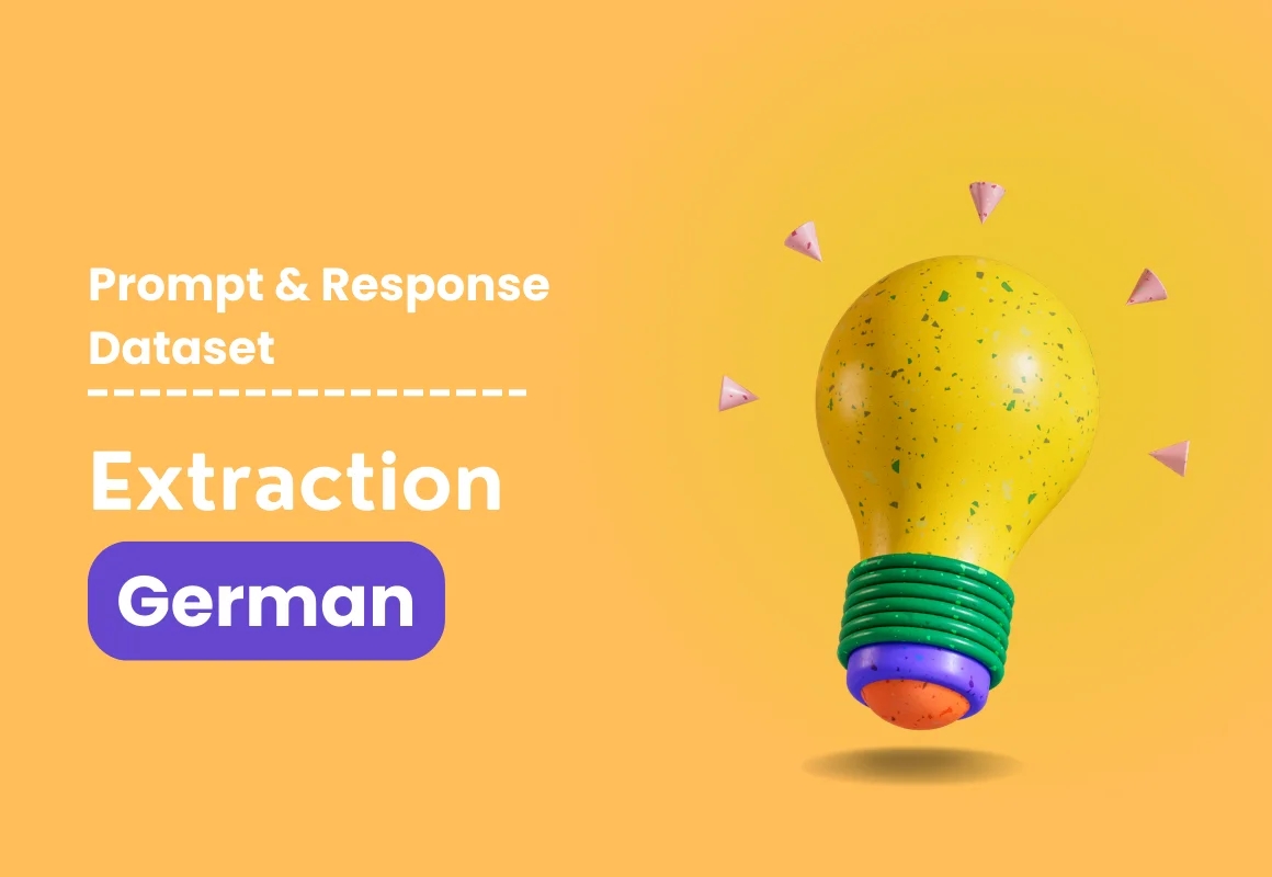 Extraction Prompt & Completion Dataset in German