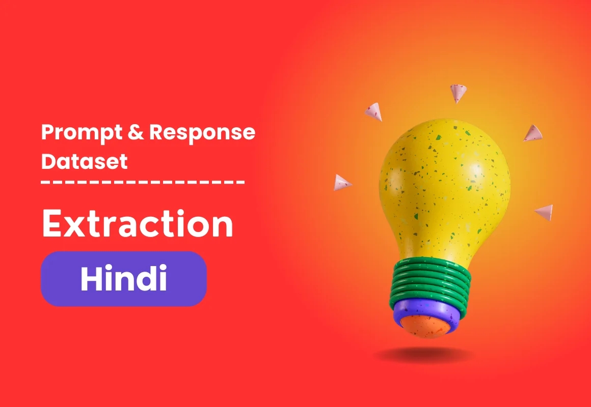 Extraction Prompt & Completion Dataset in Hindi