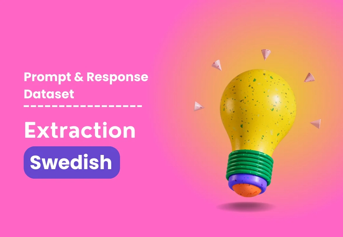 Extraction Prompt & Completion Dataset in Swedish