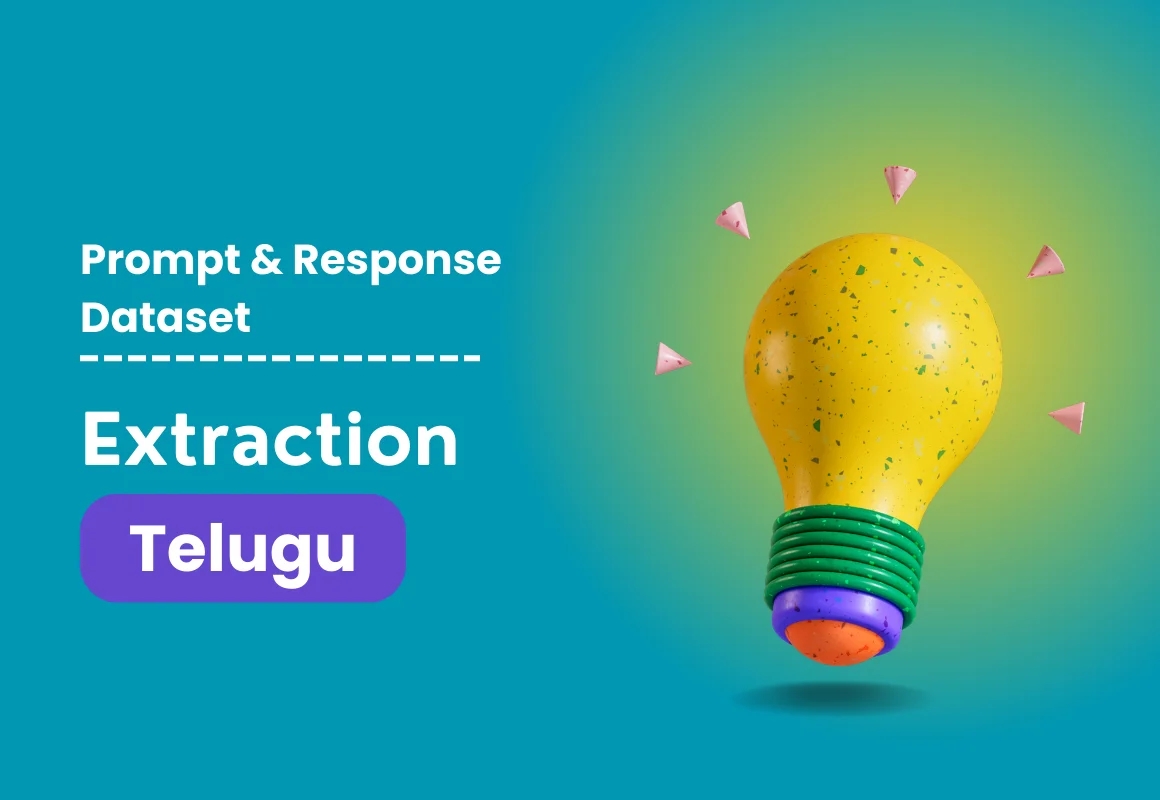 Extraction Prompt & Completion Dataset in Telugu