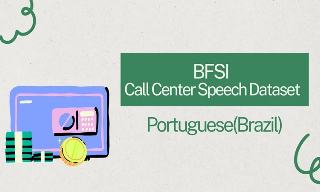 Audio data in Portuguese(Brazil) for BFSI call center