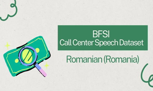 Audio data in Romaniun (Romania) for BFSI call center