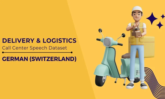 Audio data in German (Switzerland) for Delivery and Logistics call center