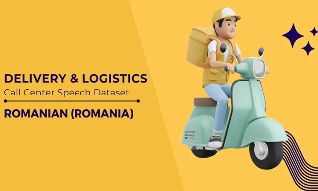 Audio data in Romaniun (Romania) for Delivery and Logistics call center