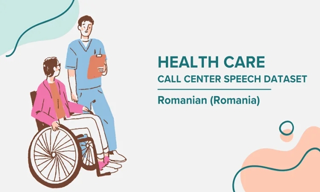 Audio data in Romaniun (Romania) for Healthcare call center
