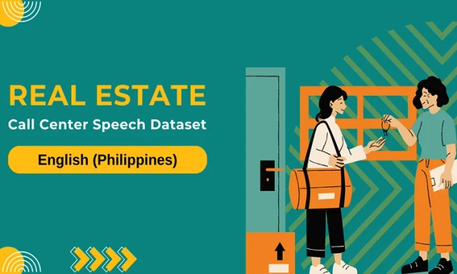 Audio data in English (Philippines) for Real Estate call center