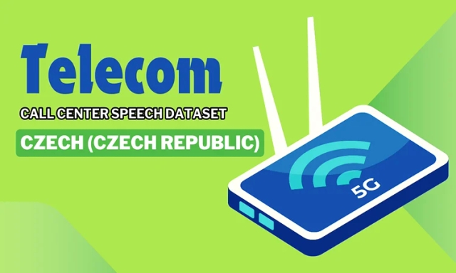 Audio data in Czech (Czech Republic) for Telecom call center