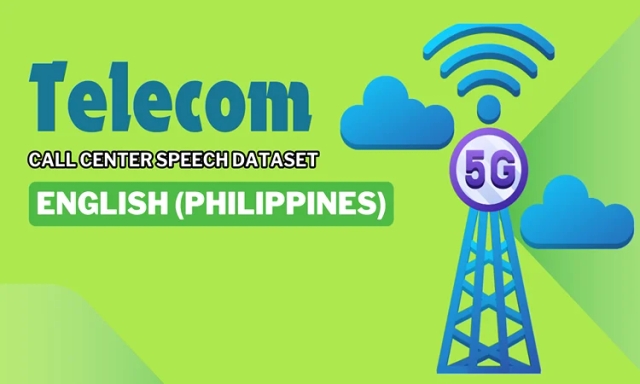 Audio data in English (Philippines) for Telecom call center