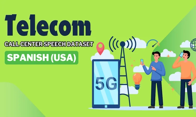 Audio data in Spanish (USA) for Telecom call center