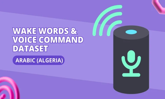 Wake words & Command dataset for training & fine-tuning of voice assistants in Arabic (Algeria)