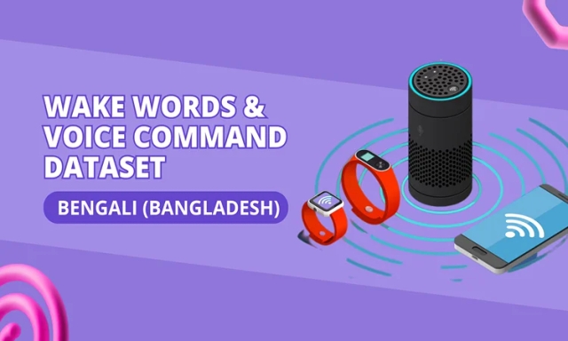 Wake words & Command dataset for training & fine-tuning of voice assistants in Bengali (Bangladesh)