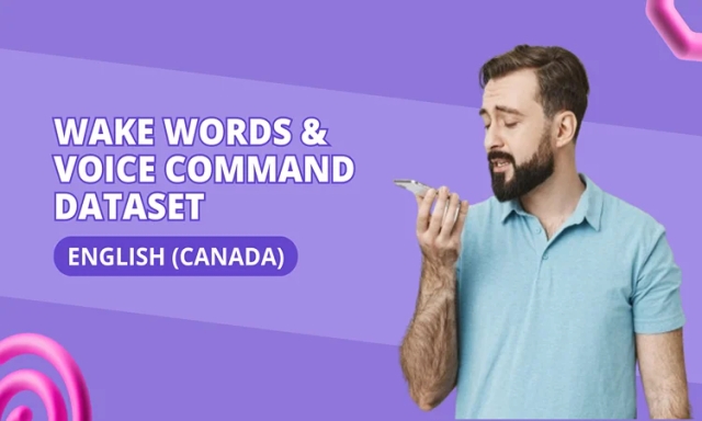 Wake words & Command dataset for training & fine-tuning of voice assistants in English (Canada)