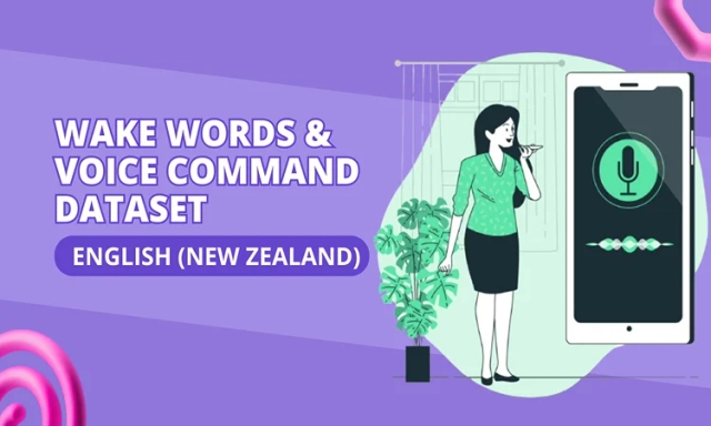 Wake words & Command dataset for training & fine-tuning of voice assistants in English (New Zealand)