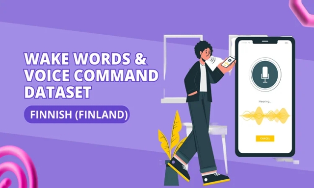 Wake words & Command dataset for training & fine-tuning of voice assistants in Finnish (Finland)