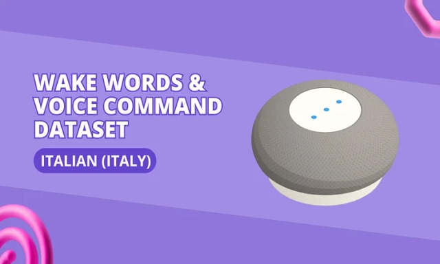 Wake words & Command dataset for training & fine-tuning of voice assistants in Italian (Italy)