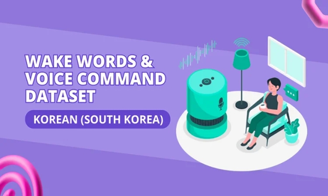 Wake words & Command dataset for training & fine-tuning of voice assistants in Korean (South Korea)