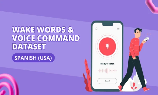 Wake words & Command dataset for training & fine-tuning of voice assistants in Spanish (USA)