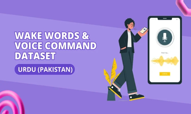 Wake words & Command dataset for training & fine-tuning of voice assistants in Urdu (Pakistan)