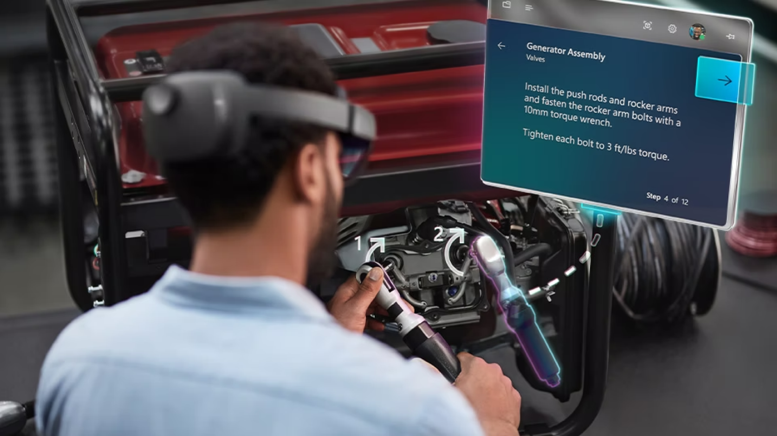 Experience the future of augmented reality with Microsoft Hololense 2.