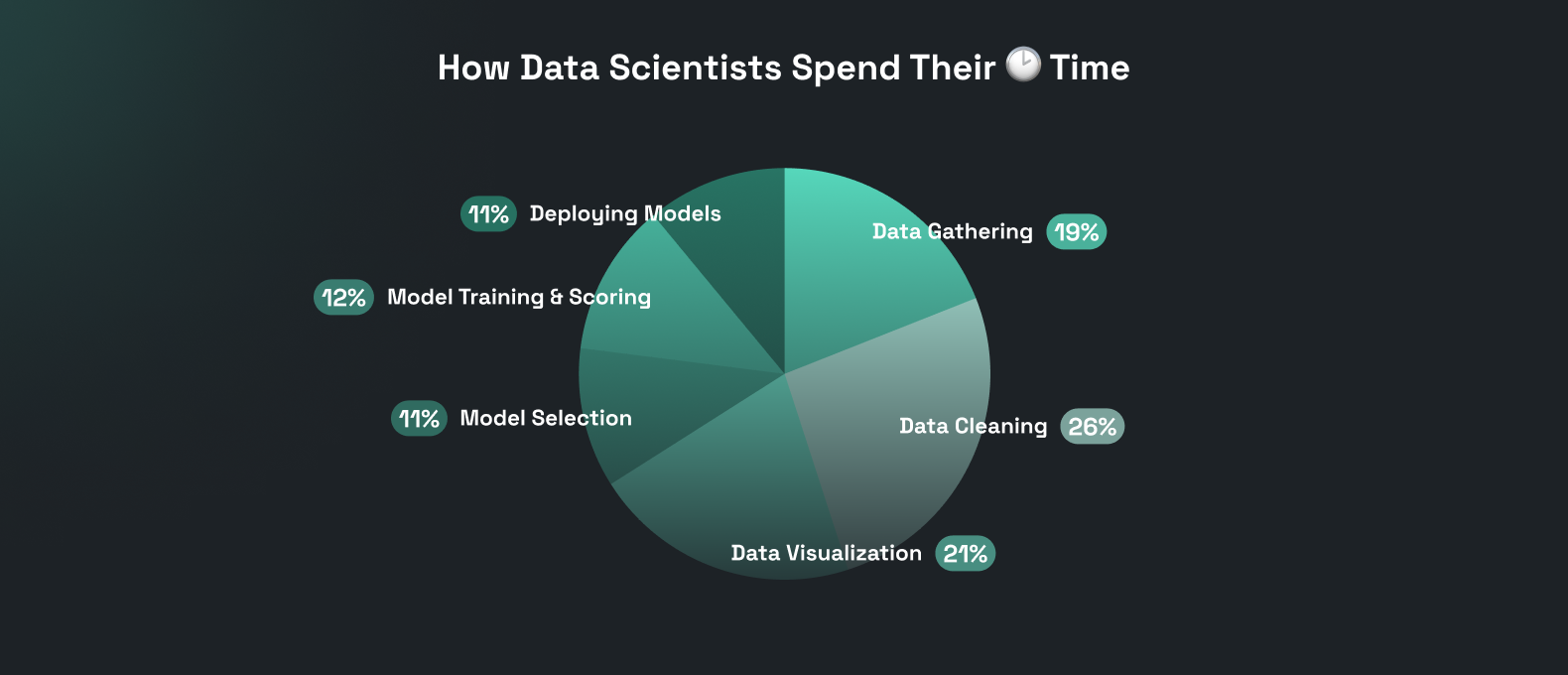 How data scientists spend their time on ml model development